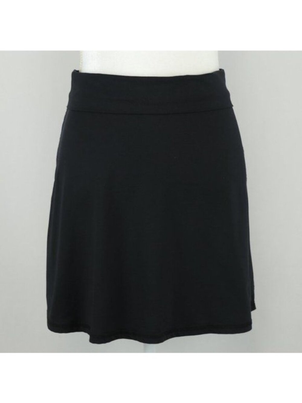 Carve Designs Women's Extra Small Black Pull On Yoga Waist A-Line Mini Skirt